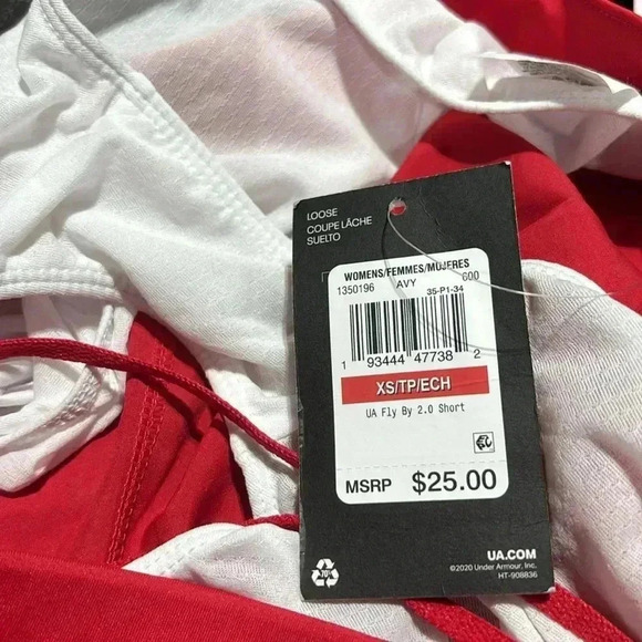 Under Armour Fly By 2.0 loose fit,panty lined,elastic drawstring,mesh panel - Picture 9 of 10